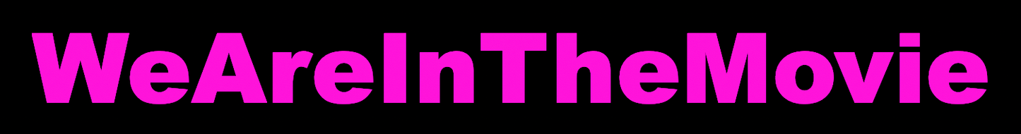 WeAreInTheMovie Sticker/Decal (Multiple Color Options & Reflective Available) pack of 2!